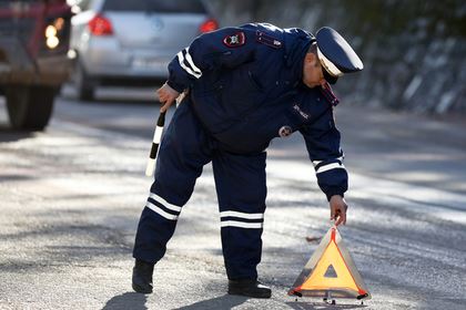 Грузовик с гексогеном попал в аварию в России